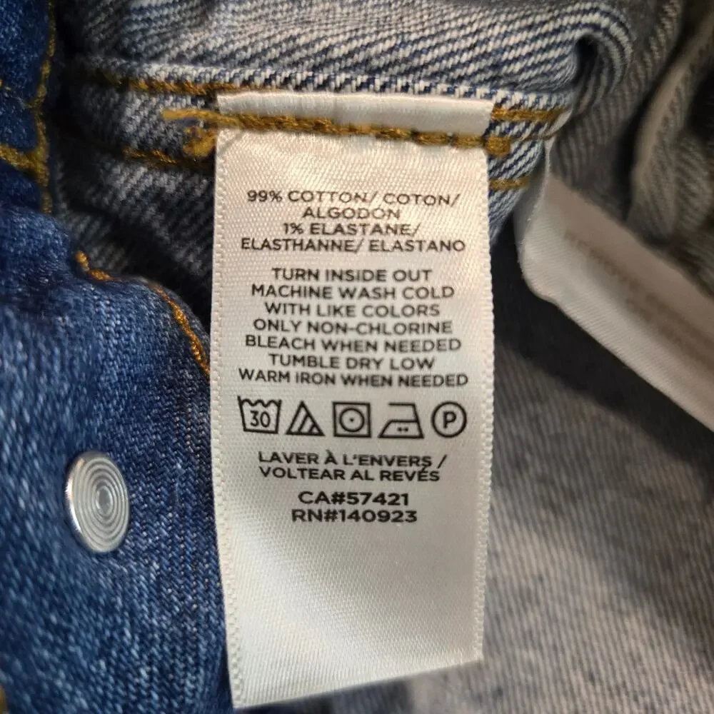 LOFT Girls Denim Jean Jacket Size XXS